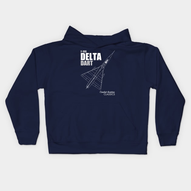 F-106 Delta Dart Kids Hoodie by TCP